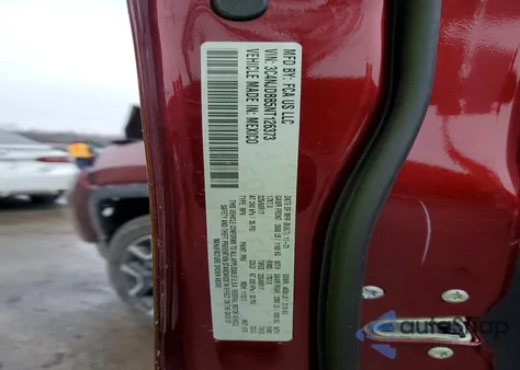 2022 Jeep Compass Latitude z USA, uszkodzony, nr VIN 3C4NJDBB5NT126373